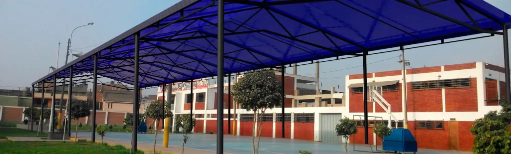 Estructuras con cobertura de lona