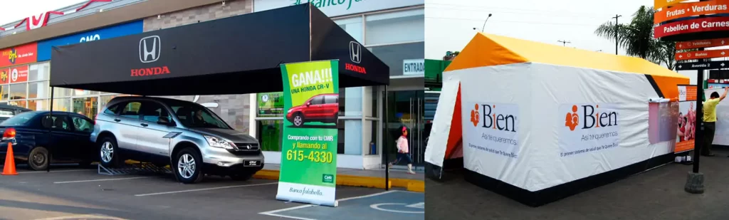 Toldos publicitarios